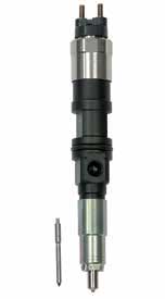 This photo illustrates the different sizes in fuel injectors for diesel engines. Size comparison.